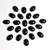 Obsidiana Negra Oval 12mm