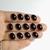 Obsidiana Negra Oval 12mm - comprar online
