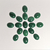 Quartzo Verde Oval 20mm