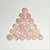 Quartzo Rosa Redondo 16mm