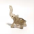 Elefante de Quartzo Fumê 3cm