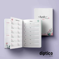 Agenda Semanal FLORAL - Semana a la vista // consultar plazos en internet