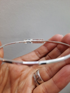 Esclava Hilo cuadrado personalizada maciza - MP Joyas