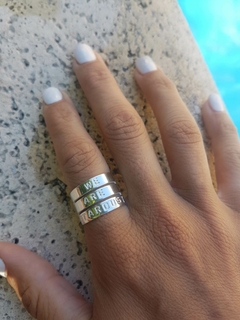 ANILLO TRIPLE PERSONALIZADO - comprar online