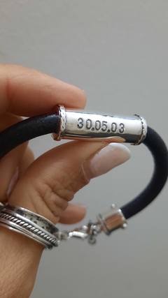 Pulsera de cuero Gatto en internet