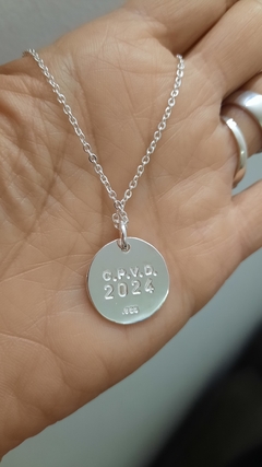 Medalla corazón de aplique - MP Joyas
