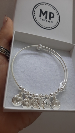 Pulsera moneditas con diseño personalizado - tienda online