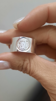 Anillo cinta cuadro - comprar online
