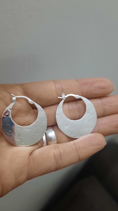Argollas planas medialuna en internet
