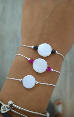 Pulsera Nácar con Cristales en internet