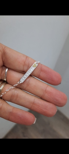 Pulsera identidad corazón. Niño - MP Joyas