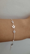 Pulsera estrellas cubic