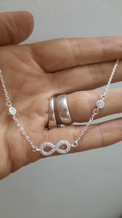 Pulsera infinito micropavé - comprar online