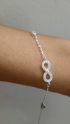 Pulsera infinito micropavé