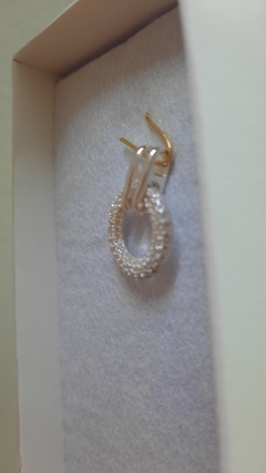 Conjunto argolla cubic - MP Joyas