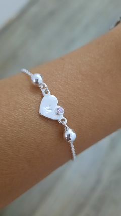Pulsera Espejito con piedra - comprar online