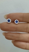 Aros susanito brillante azul