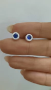 Aros susanito brillante azul