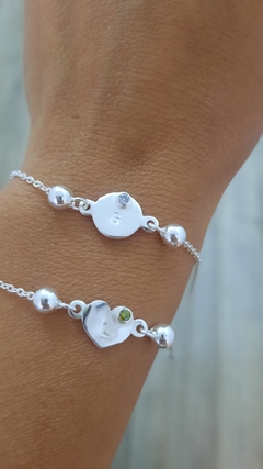 Pulsera Espejito con piedra - comprar online