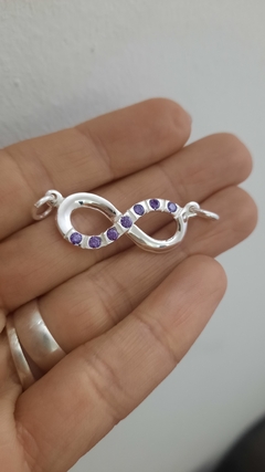Dije Infinito con piedras - comprar online