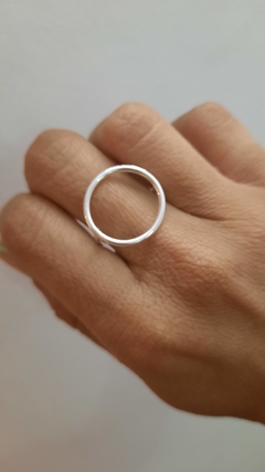 Anillo Círculo chato