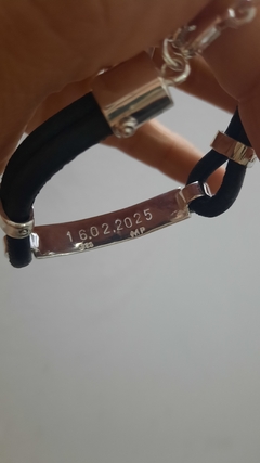 Pulsera Personalizada Cuero - MP Joyas
