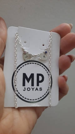 Choker corazón con piedra - MP Joyas