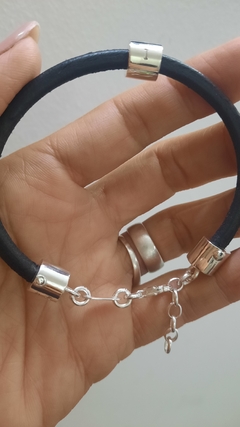 PULSERA DE CUERO ANGOSTO CON DONA 1 en internet