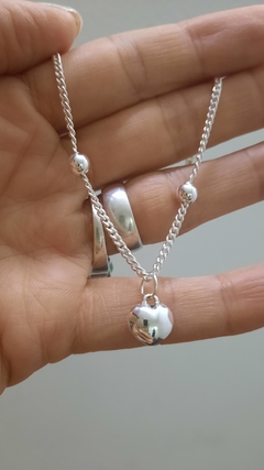 Conjunto corazón bombé inflado