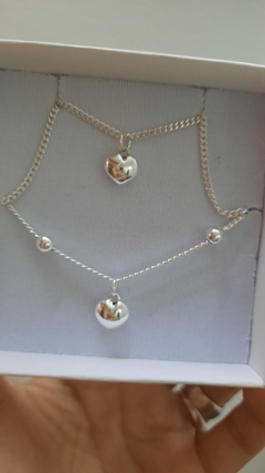 Conjunto corazón bombé inflado