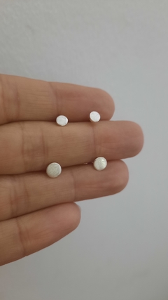 Aros círculo esmerilado pequeños - comprar online