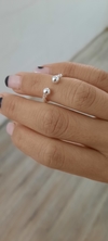 Anillo torzado con bolitas