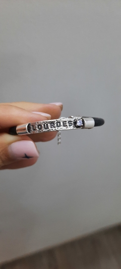 Pulsera de identidad cuero mediano - comprar online