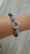 Pulsera de cuero Wolf