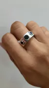Anillo Triple Onix