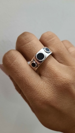 Anillo Triple Onix