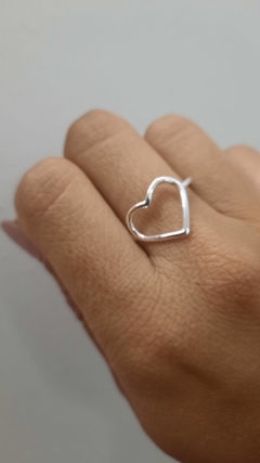 Anillo heart XL - MP Joyas