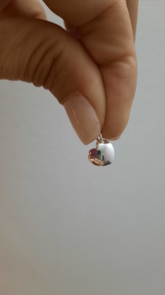 Dije corazón bombé