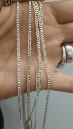 Cadena grumet diamantada MEDIANA
