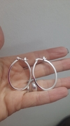 Argollas hilo cuadrado