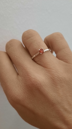 Anillo LUZ con piedra - MP Joyas