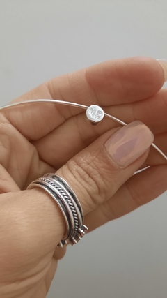Gargantilla Hilo de plata con Susanito - tienda online