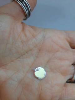 Monedita corazón de aplique - comprar online