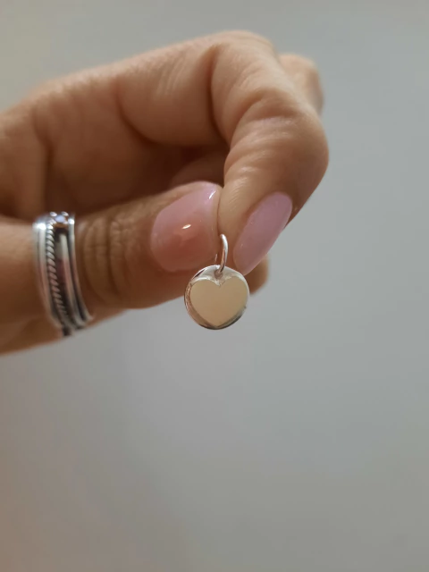 Monedita corazón de aplique