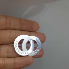 Imagen de Argollas rusas x 2 con cadena