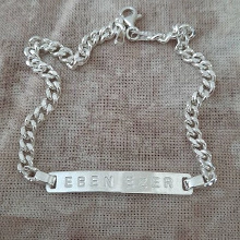 PULSERA GRUMET DIAMANTADA PERSONALIZADA