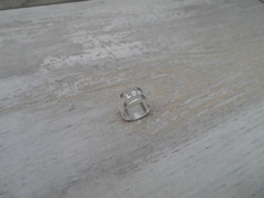 Anillo cinta corazon calado personalizado - comprar online