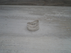 Anillo triple VIVE, RIE, AMA