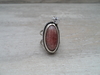 ANILLO RODOCROSITA Y CUBIC EMPAVONADO