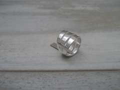 Anillo triple VIVE, RIE, AMA - MP Joyas